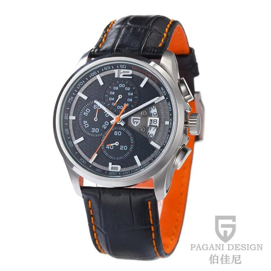 Pagani design relógios cronógrafo masculino marca de luxo quartzo esporte relógio pulso mergulho 30m